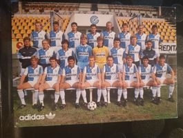 GC - Mannschaft Autogrammkarte - 90er Jahre