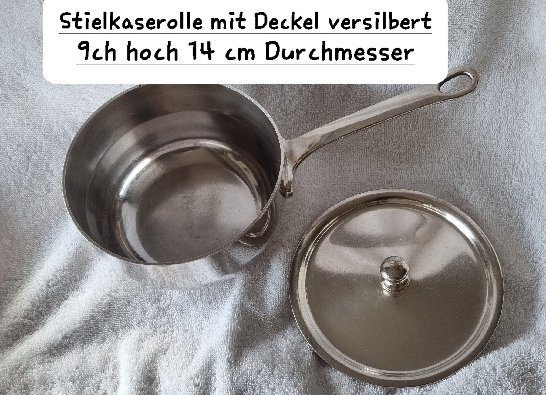 Padelle: Pot au feu Garnitur versilbert – Usato da Binningen venduto da Denise53M 6