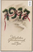 Glückwunsch z. neuen Jahr 1917 - Litho