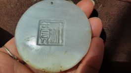 Pendentif en jade chinois imperial antique, très rare!