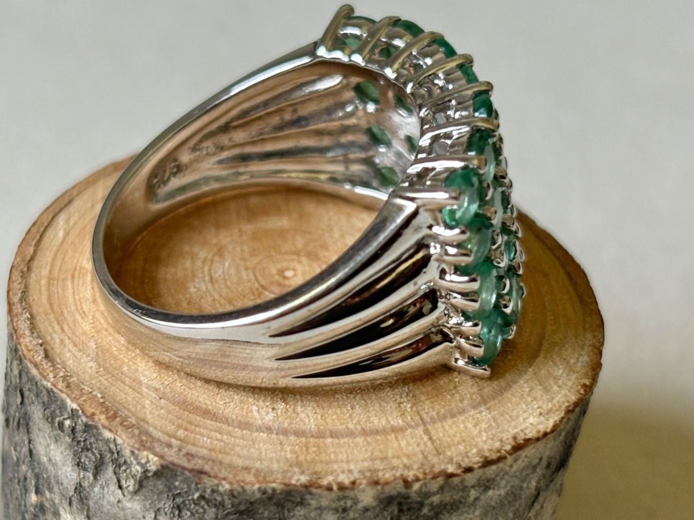 Anelli: Ring Smaragd, Gr. 56, Silber 925 – Nuovo (secondo la descrizione) da Brugg AG venduto da lau_9rvy 4