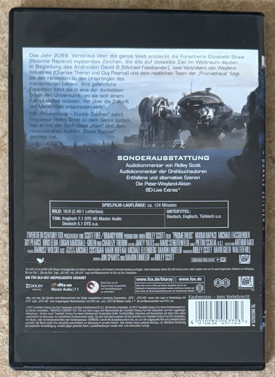 Alle DVDs: PROMETHEUS DUNKLE ZEICHEN  – Neu (gemäss Beschreibung) aus Dietikon von AndreaSch01 1