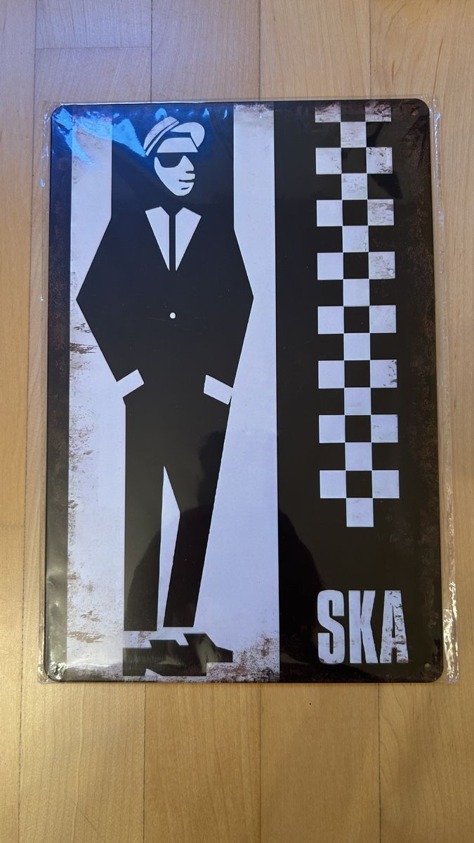 Schilder: SKA - Two Tone - Rocksteady - Reggae - Blechschild – Neu und originalverpackt aus Erlinsbach von Basi67