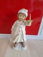 Deko Figur Kind mit Kerze ca 22 cm gebraucht gut erhalten