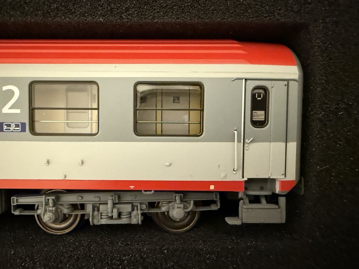 LS Models Modellini di ferrovie: L.S Models ÖBB LIEGEWAGEN  Bcmz SONDEREDITION – Nuovo e nell'imballaggio originale da Zürich venduto da Volanbusz 4