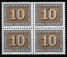 1945, 263Pf** mit Abart "brauner Fleck zwischen 10" (15448)