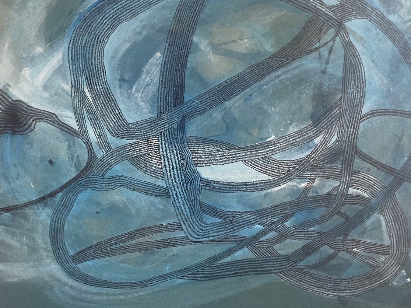 Dipinti: Grosse abstrakte Kunst gerahmt – Usato da Wald ZH venduto da shypi 5