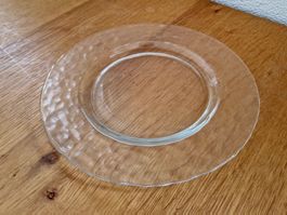 Glasteller Dekoration