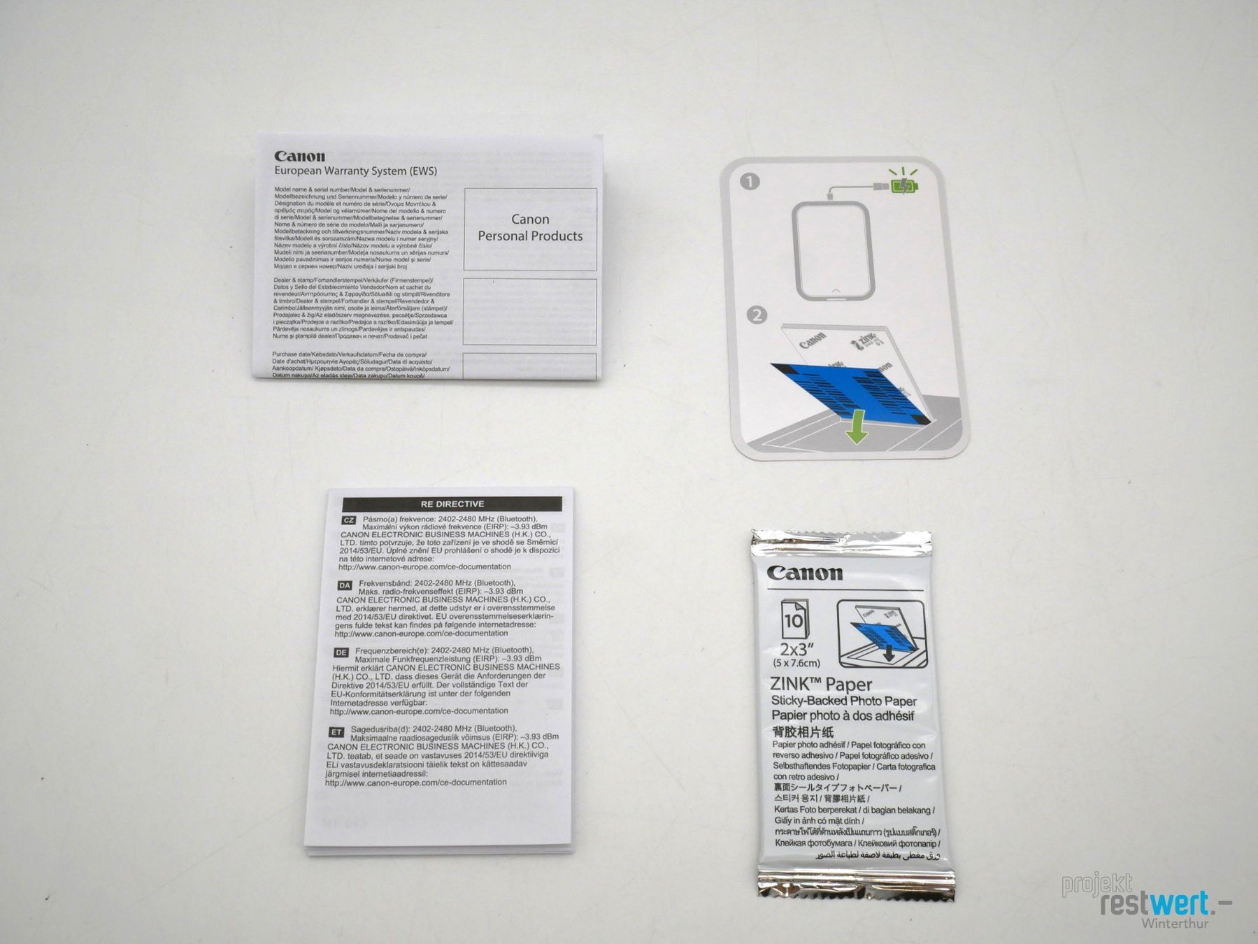 Canon Drucker: CANON Zoemini 2 Mini-Fotodrucker – Neu (gemäss Beschreibung) aus Winterthur von Restwert_Winterthur 6