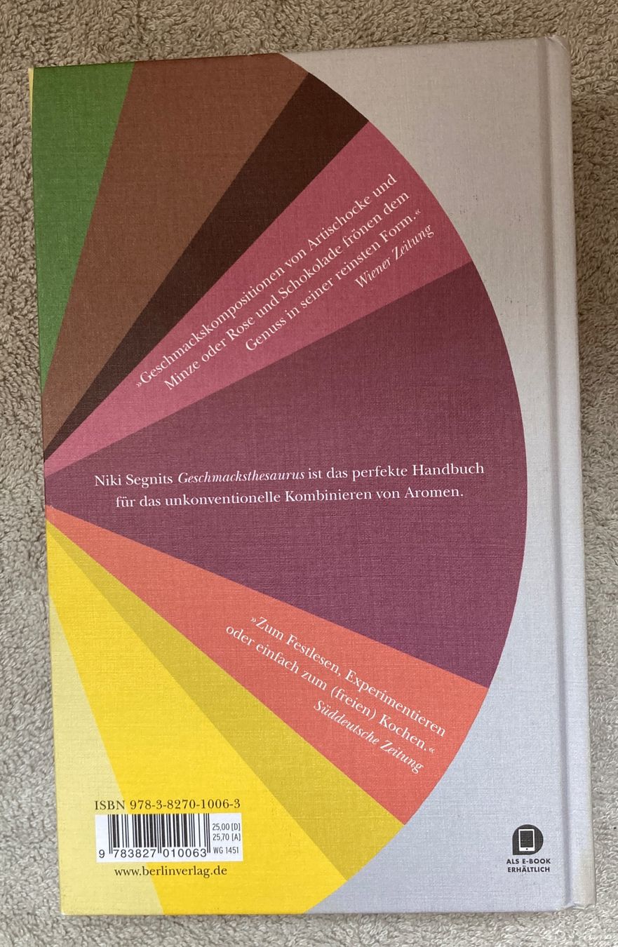 Libri: Der Geschmacks-Thesaurus - Niki Segnit – Usato da Wolfhausen venduto da uchuva26 1