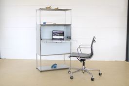 USM Highboard und Schreibtisch in Lichtgrau