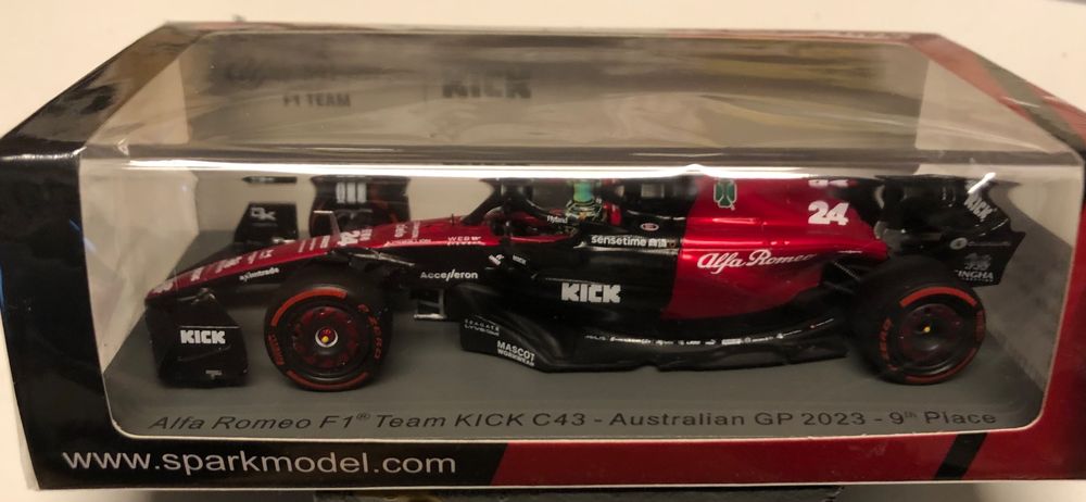 Alfa Romeo F1 Team Kick C43 (Sauber) 2023 , 1:43 Spark | Kaufen auf Ricardo