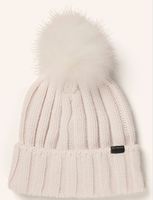 NEU Woolrich Bommel Woll Beanie Mütze in Gr. M