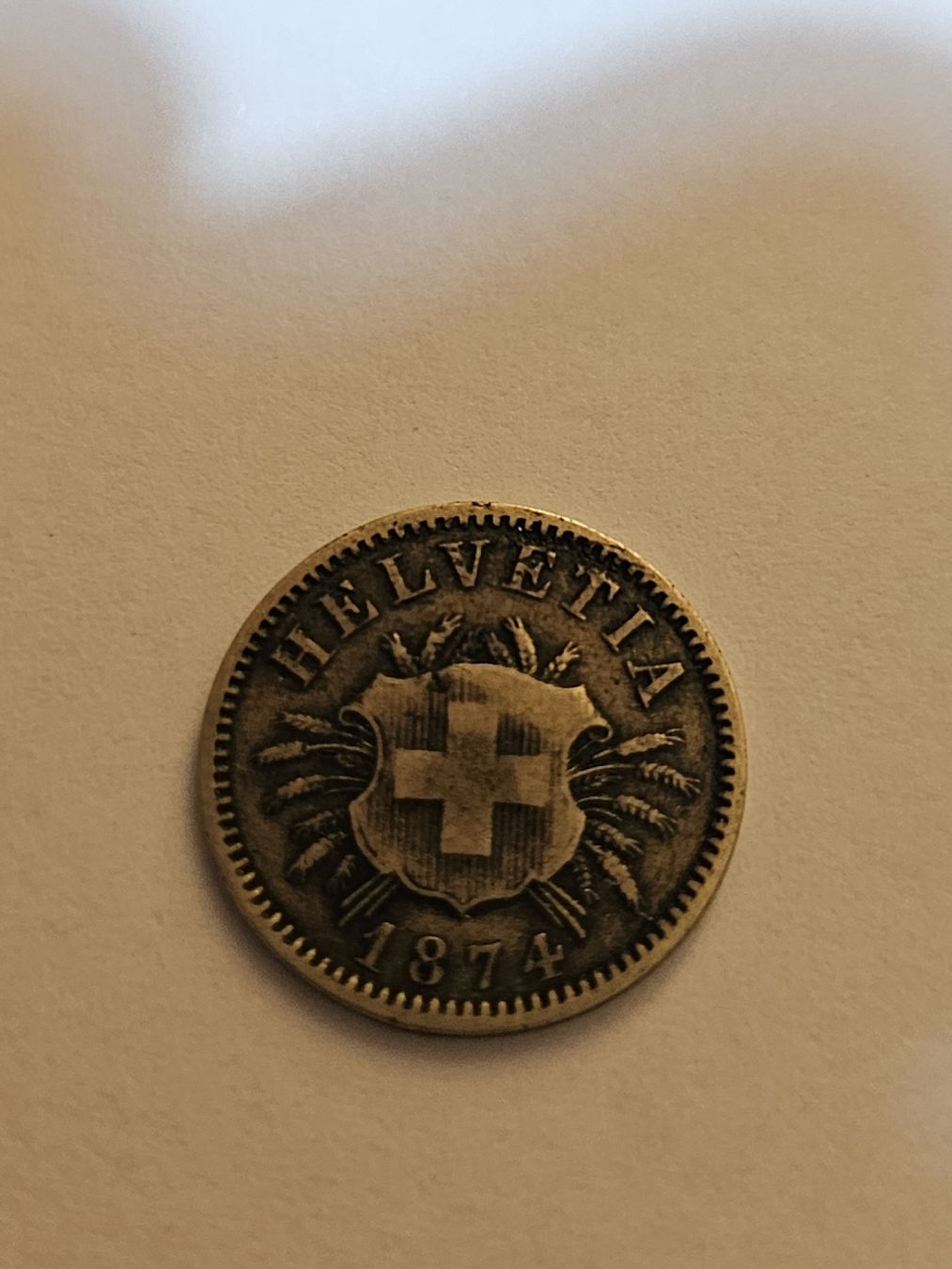 Tutti le monete: 5 Rappen 1874 – Usato da Pfäffikon ZH venduto da Melibol