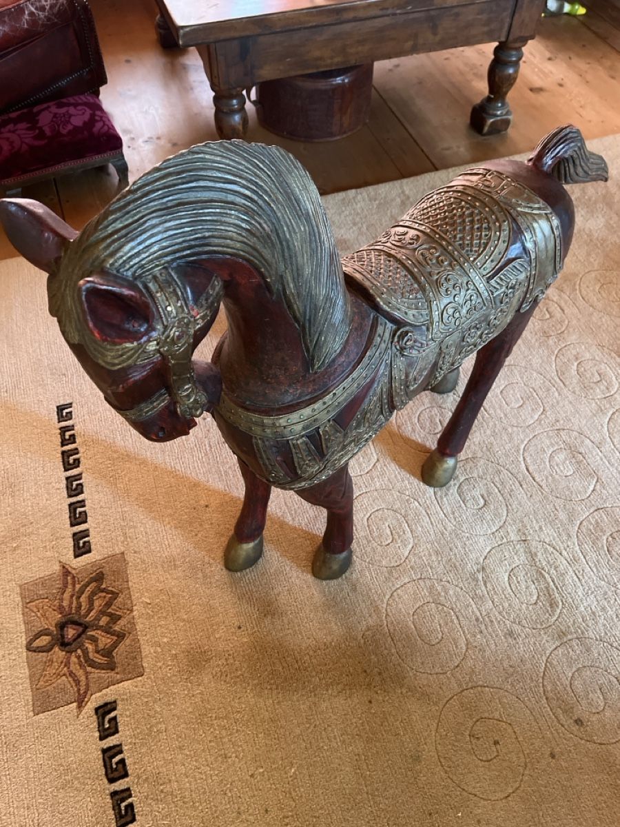 Sculture & Statue: Pferd aus Holz – Usato da Hosenruck venduto da abakadabra