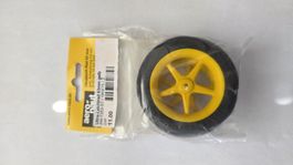 RC aero-naut Ultra-Leichtrad 63 mm gelb