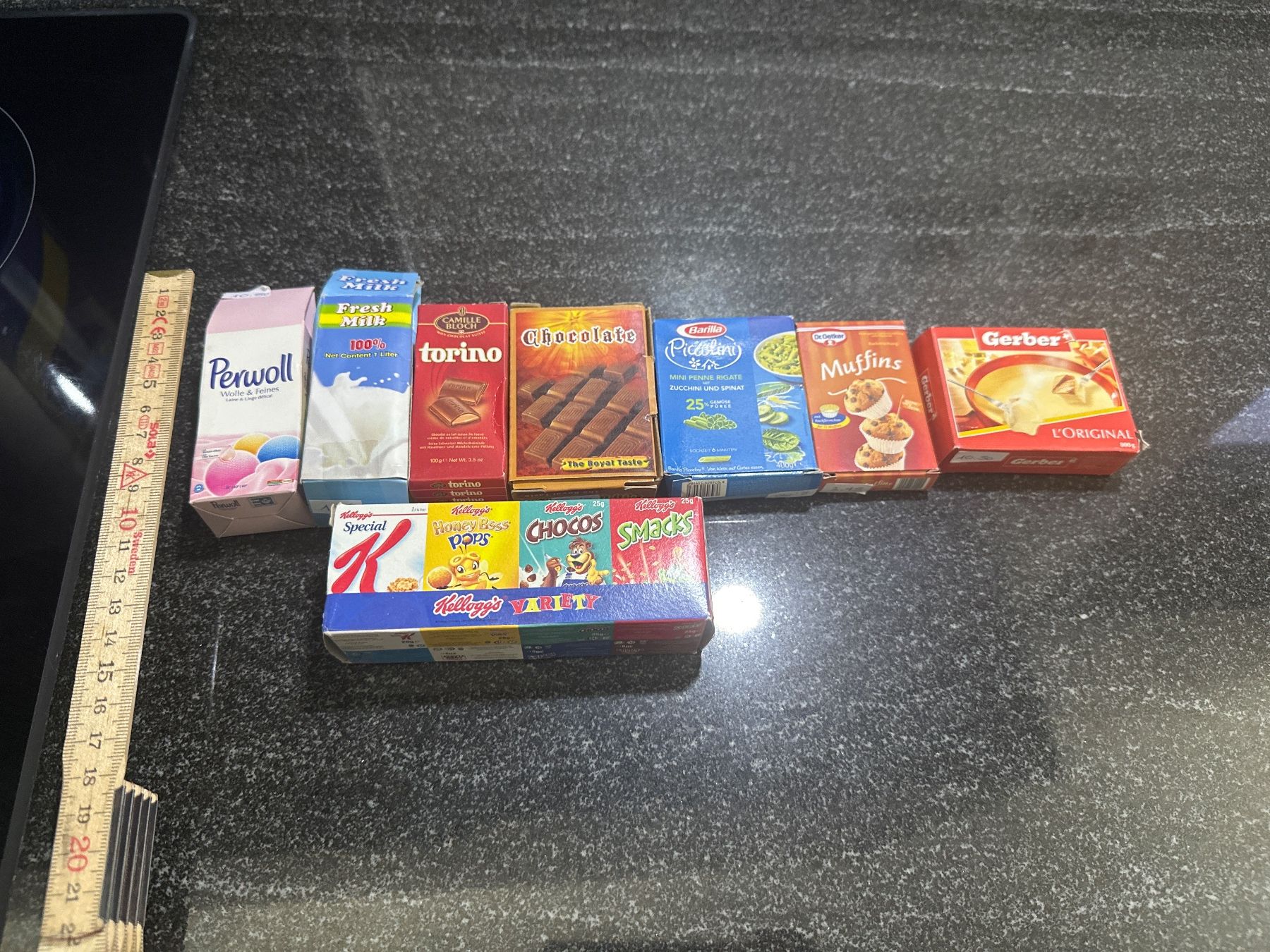 Spielzeuge: Kaufladen-Sortiment aus Karton – Gebraucht aus Seon von Melanie82 1