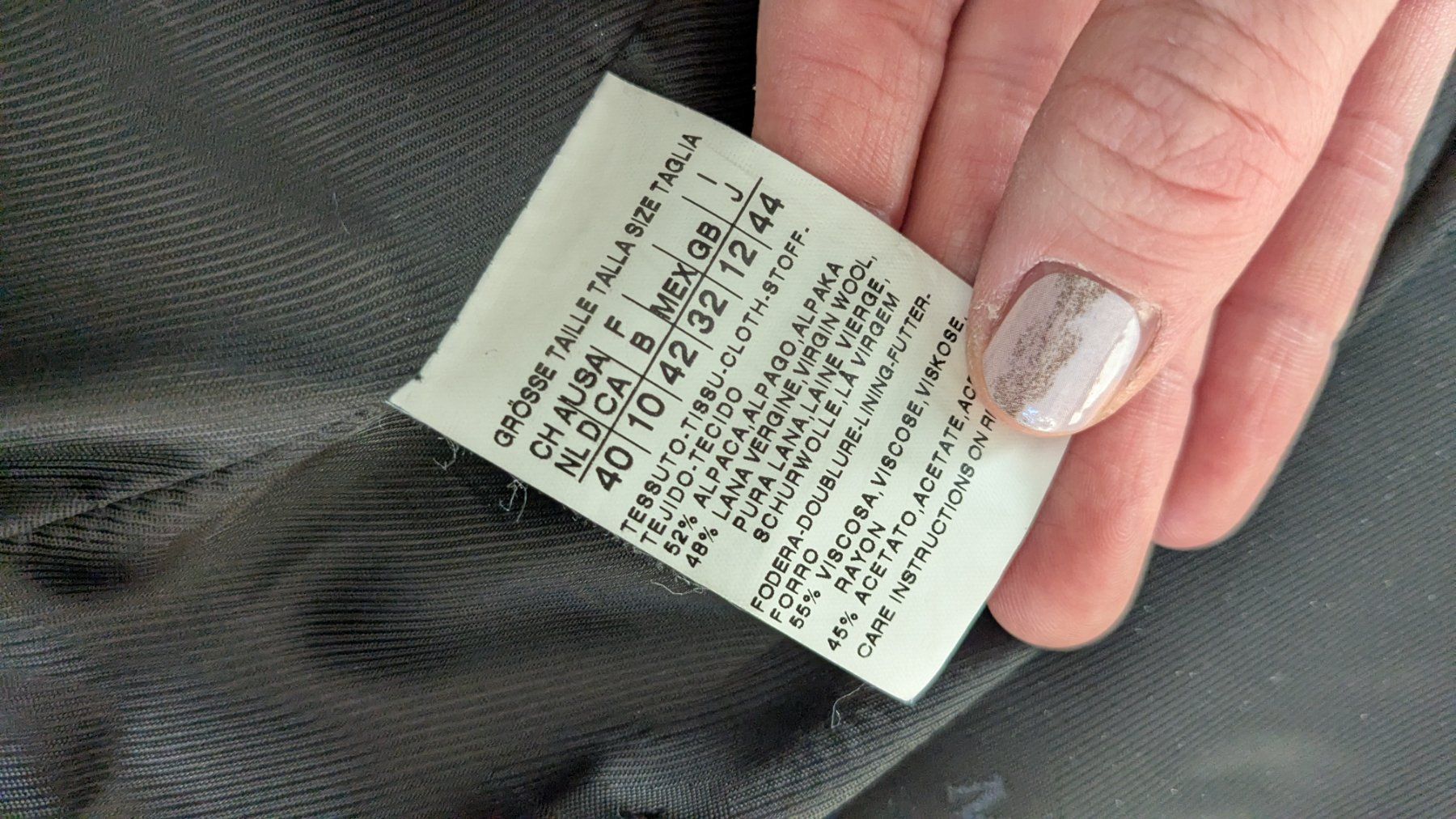 Max Mara Cappotti: Max Mara Mantel Alpaka-Wolle – Usato da Heerbrugg venduto da Bkoeppel90 6