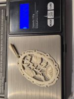 Charmanter Vintage Anhänger Rosenmotiv Handarbeit Schmuck