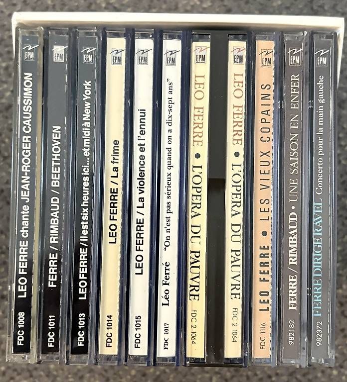 CD: Léo Ferré. Coffret 11 CDs – Usato da Wallisellen venduto da pie_mf67 2