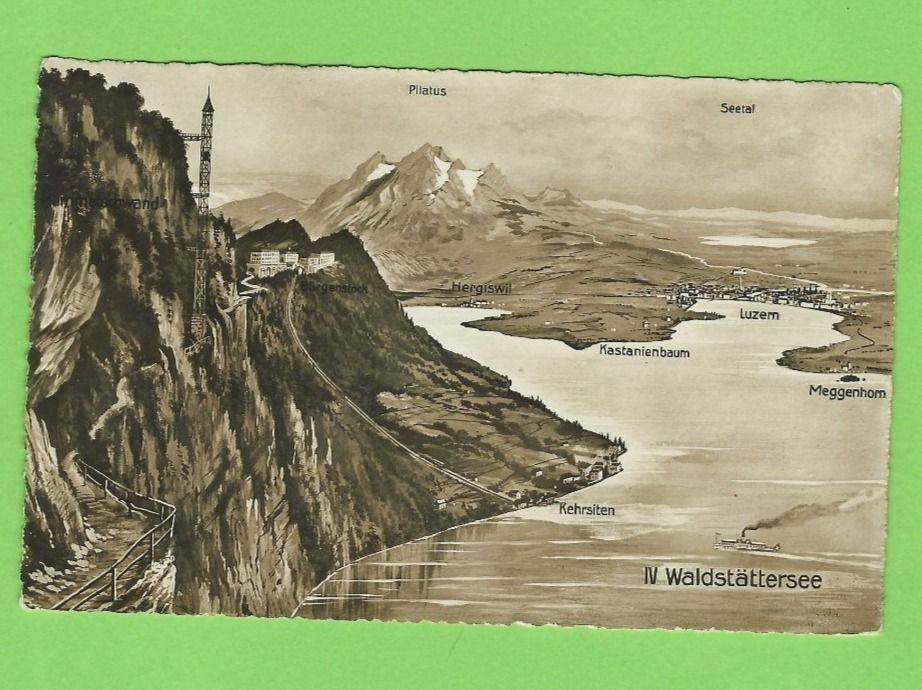 Cartoline postali: IV Waldstättersee – Usato da Zürich venduto da t24_de