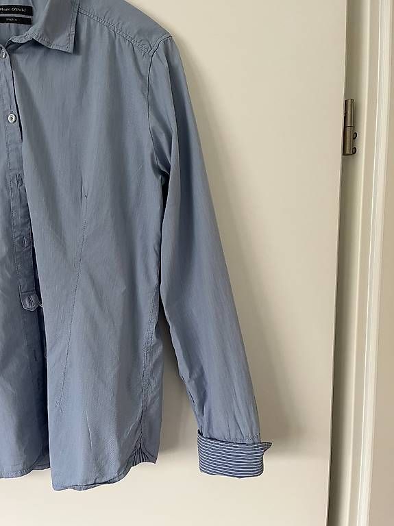 Marc O'Polo Camicette: Marc O'Polo Bluse jeansfarbig stretch – Usato da Murten venduto da bea_n5yn 1