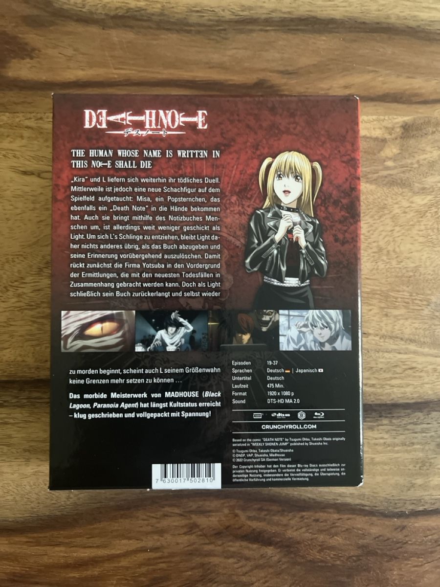 Alle DVDs: Deathnote Box 2 Blu Ray – Neu (gemäss Beschreibung) aus Zürich von M-1-2 1