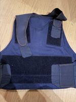Schutzweste dunkelblau  mit Klettverschluss und Hülle
