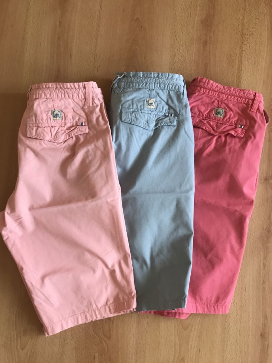 Pantaloni: 3 bermudas 100 % coton, taille M – Nuovo (secondo la descrizione) da Tafers venduto da ValKara 1