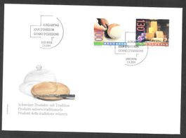 FDC Serie 1134 - 1135 Käse ET Bern 7.9.2004