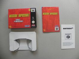 Achtung ! OVP Nintendo 64 OHNE Kult GAME Mission Impossible
