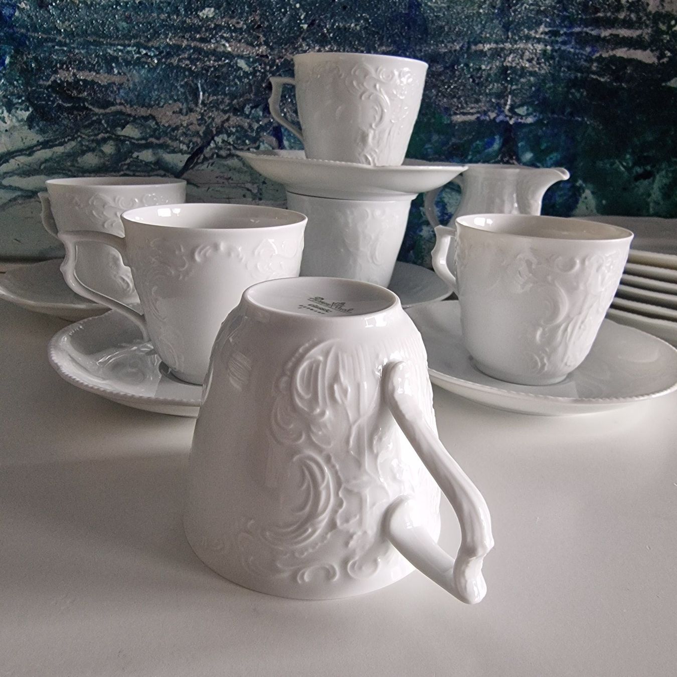Rosenthal Set di piatti: Wunderschönes weißes Kaffeeservice von Rosenthal – Usato da Birr venduto da dem_9xtm 3