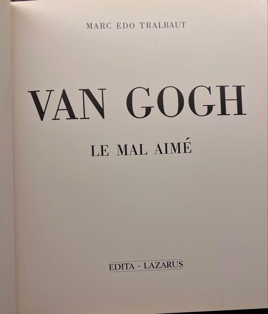 Libri: Van Gogh le mal aimé – Usato da Vétroz venduto da Chrisbad60 1