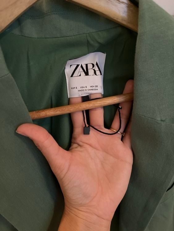 Zara Giacche: Zara  Blazer grün übergangsjacke – Nuovo (secondo la descrizione) da Gossau Sg venduto da olles 1
