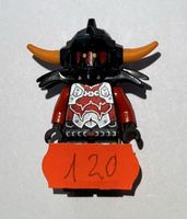 1 Stück LEGO Ninjago - Schurke mit Hörnern, Minifigur.