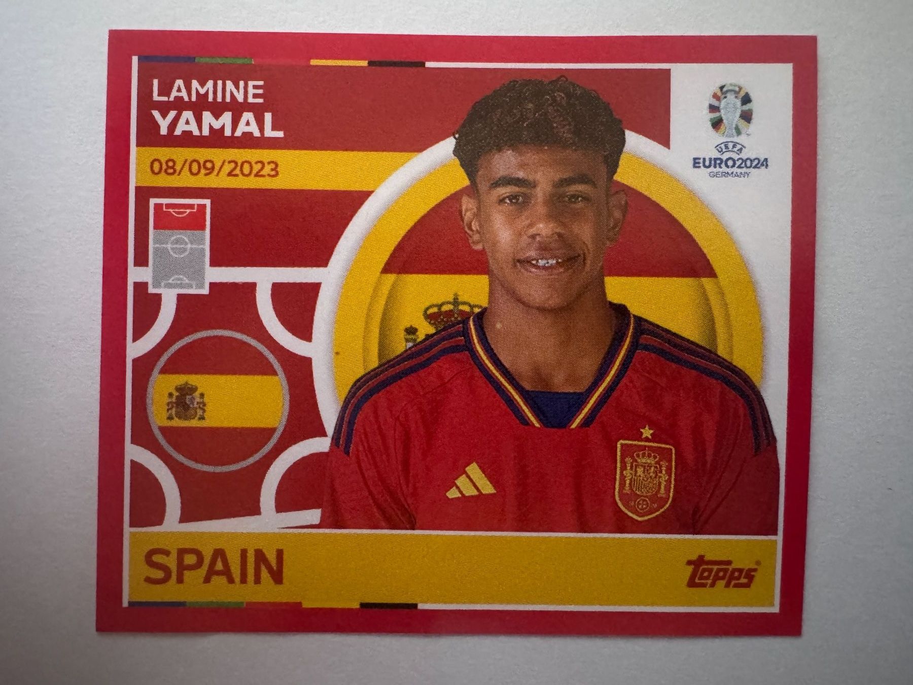 Topps Carte collezionabili: TOPPS EM 2024 / ESP 19 - LAMINE YAMAL – Usato da Tegerfelden venduto da siebenmacky