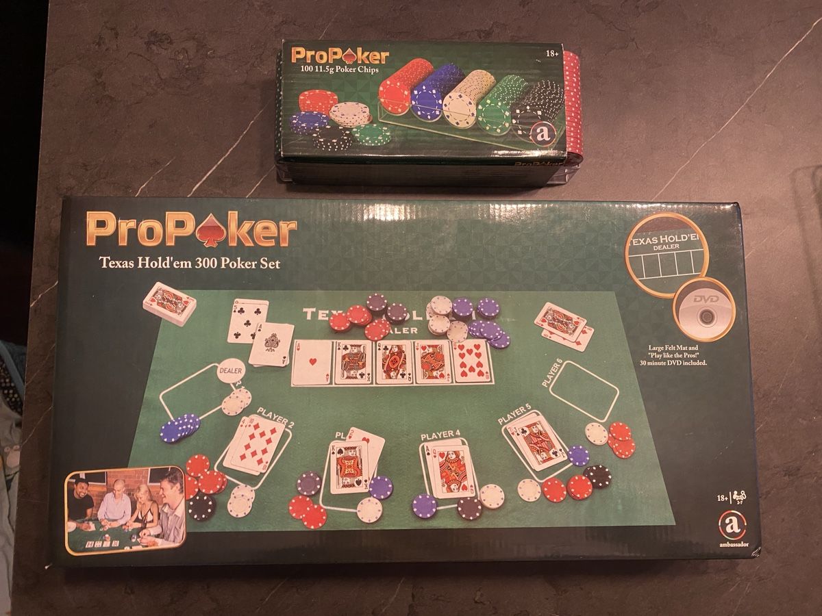 ProPoker Texas Hold'em 300 Set, vollständig, neuwertig! (58) (Gebraucht ...