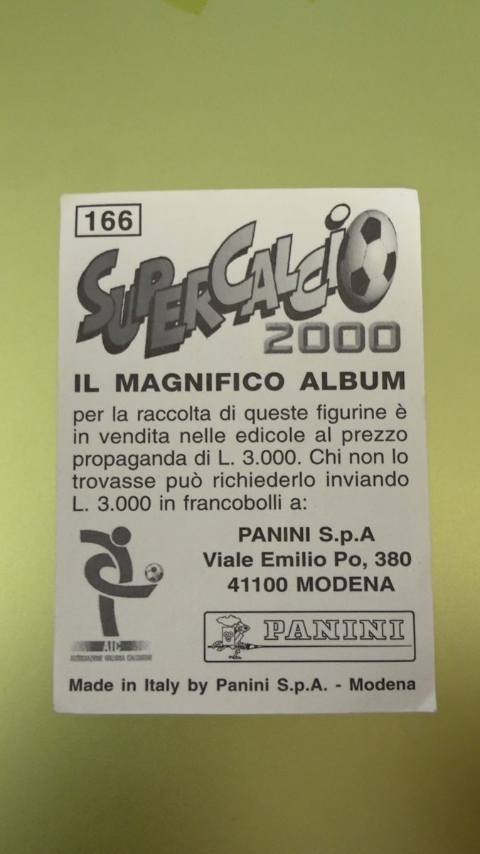 Panini Carte collezionabili: Supercalcio 2000 Roberto Baggio – Usato da Arzo venduto da Jim_Boe13 1