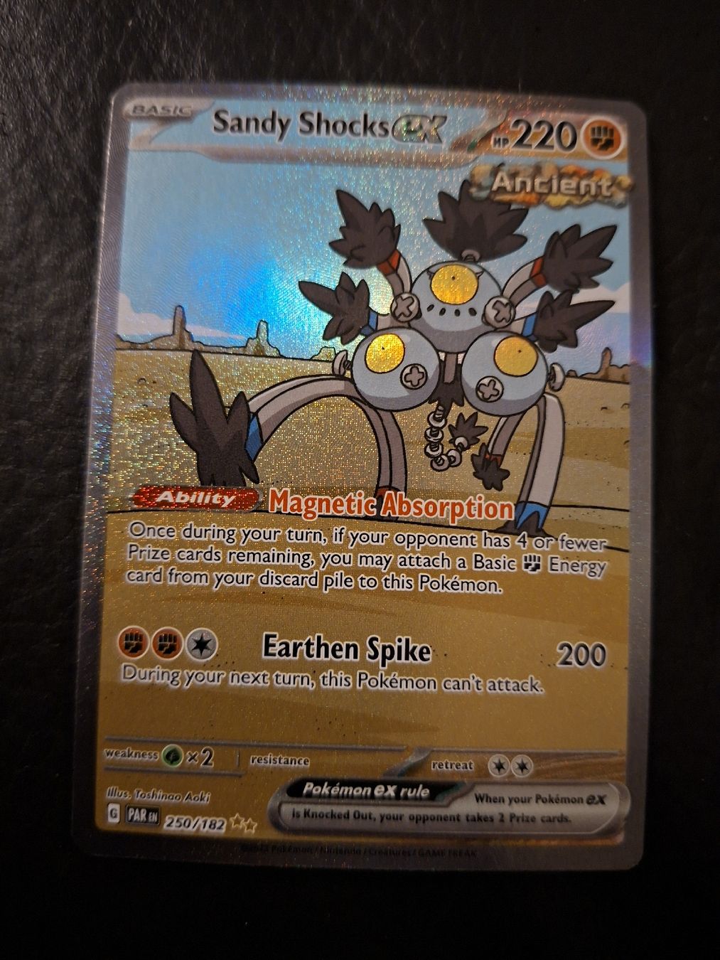 Pokémon Carte collezionabili: Pokémon Sandy Shocks Ex Karte. – Usato da Lichtensteig venduto da Seastar83