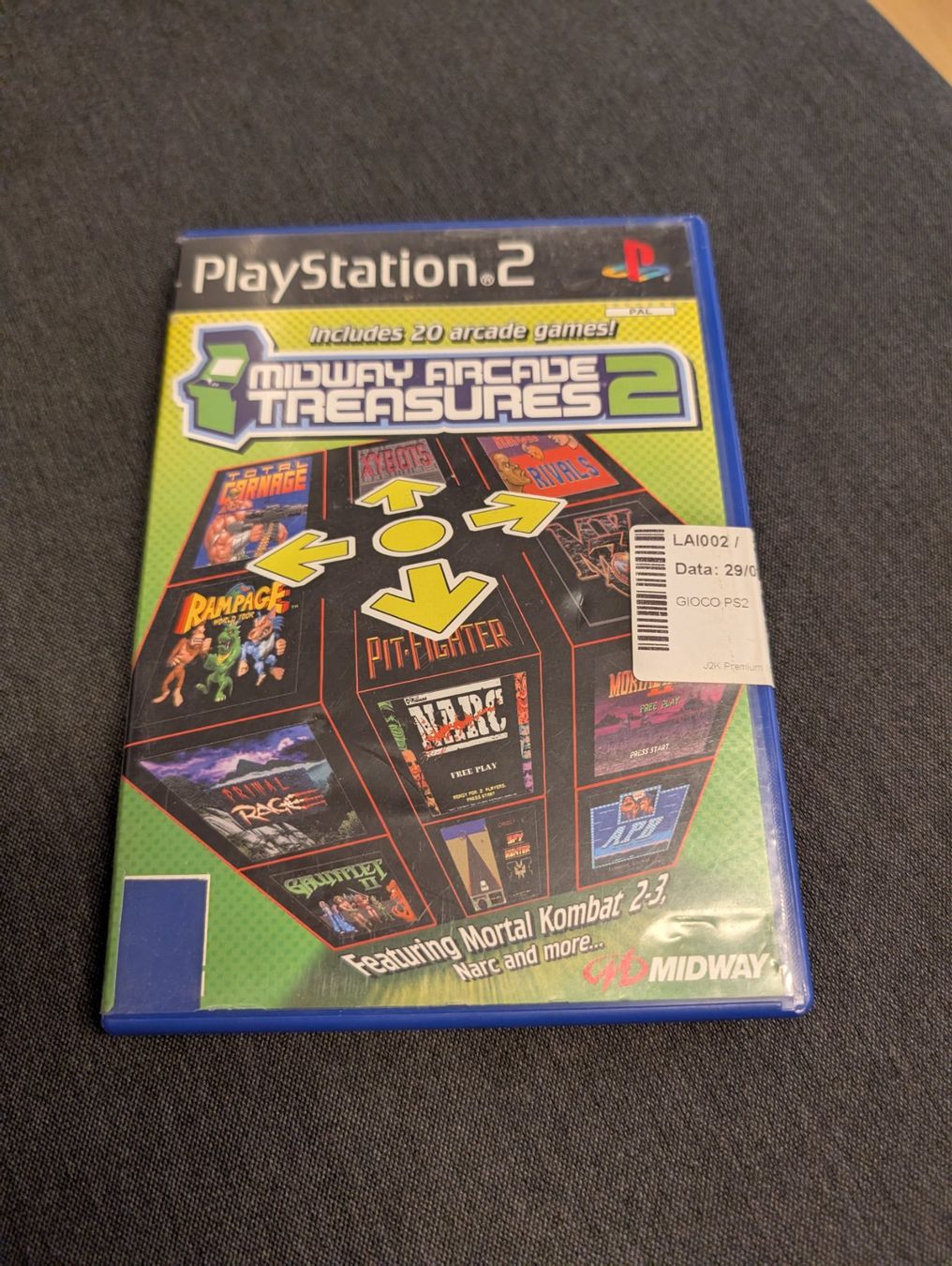 Spiele: Midway arcade treasures 2 Sony playstation 2 – Gebraucht aus Giubiasco von Ticinerd