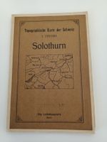 Carte topographique Suisse Solothurn 1914