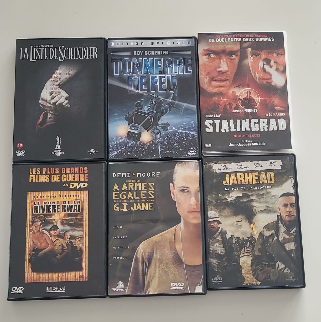 Alle DVDs: Lot de 6 DVDs - Films de guerre – Gebraucht aus Morges von AngelBliss