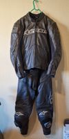 Combinaison cuire noire 2 pièces Alpinestar / T 52 et 50