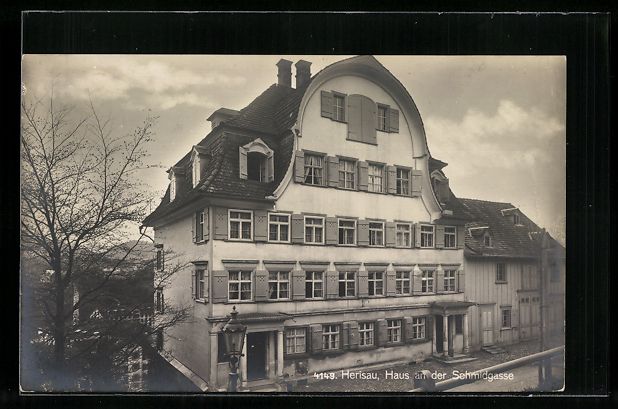 Ansichtskarten: AK Herisau, Haus an der Schmidgasse – Gebraucht aus Berlin von bartko-reher