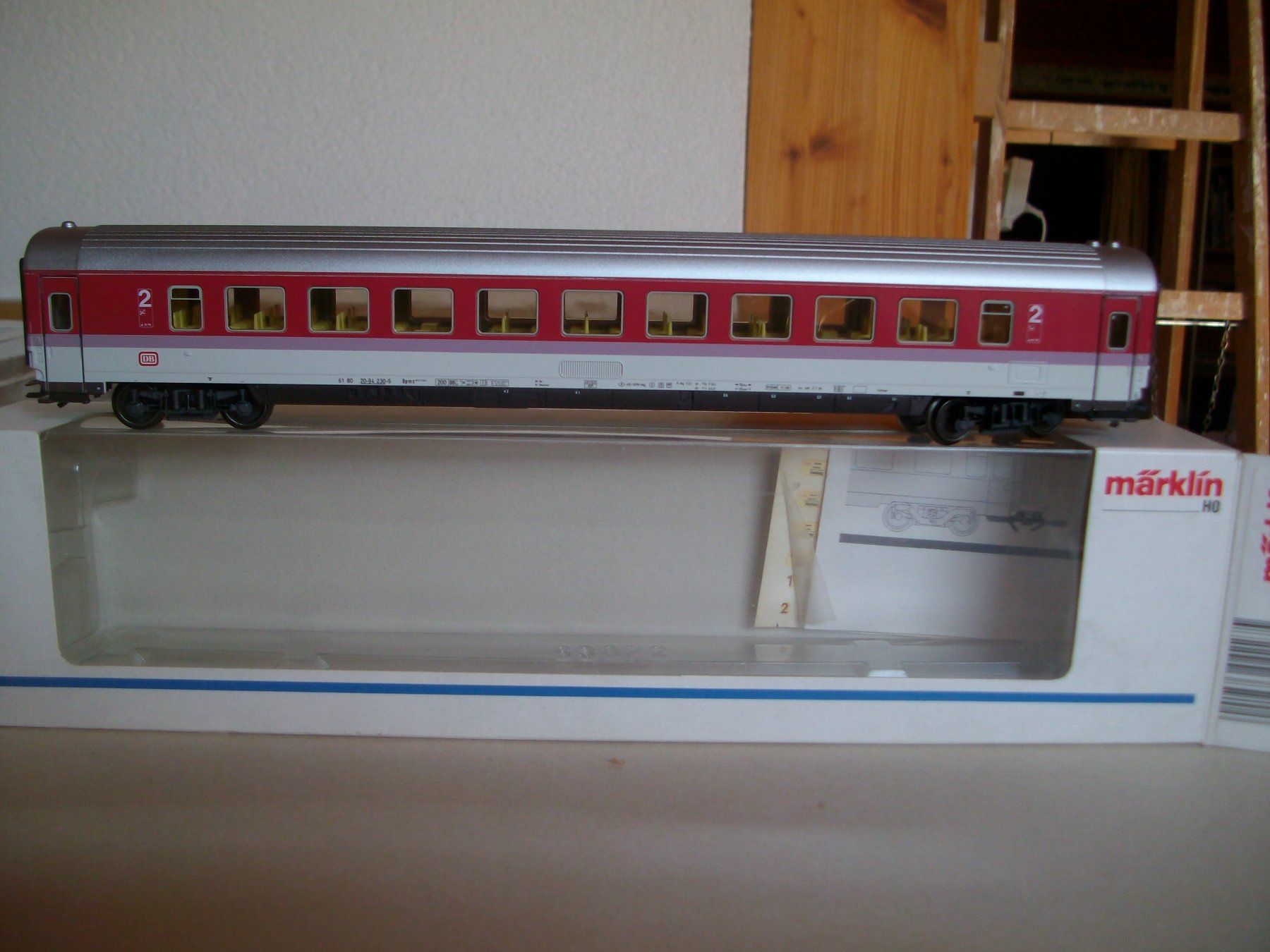 Märklin Modellini di ferrovie: DB IC-Wagen Pastell – Nuovo e nell'imballaggio originale da Basel venduto da Strohwitwer