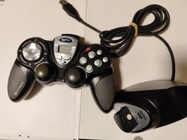 Saitek P3000 Wireless Gamepad Controller USB black used