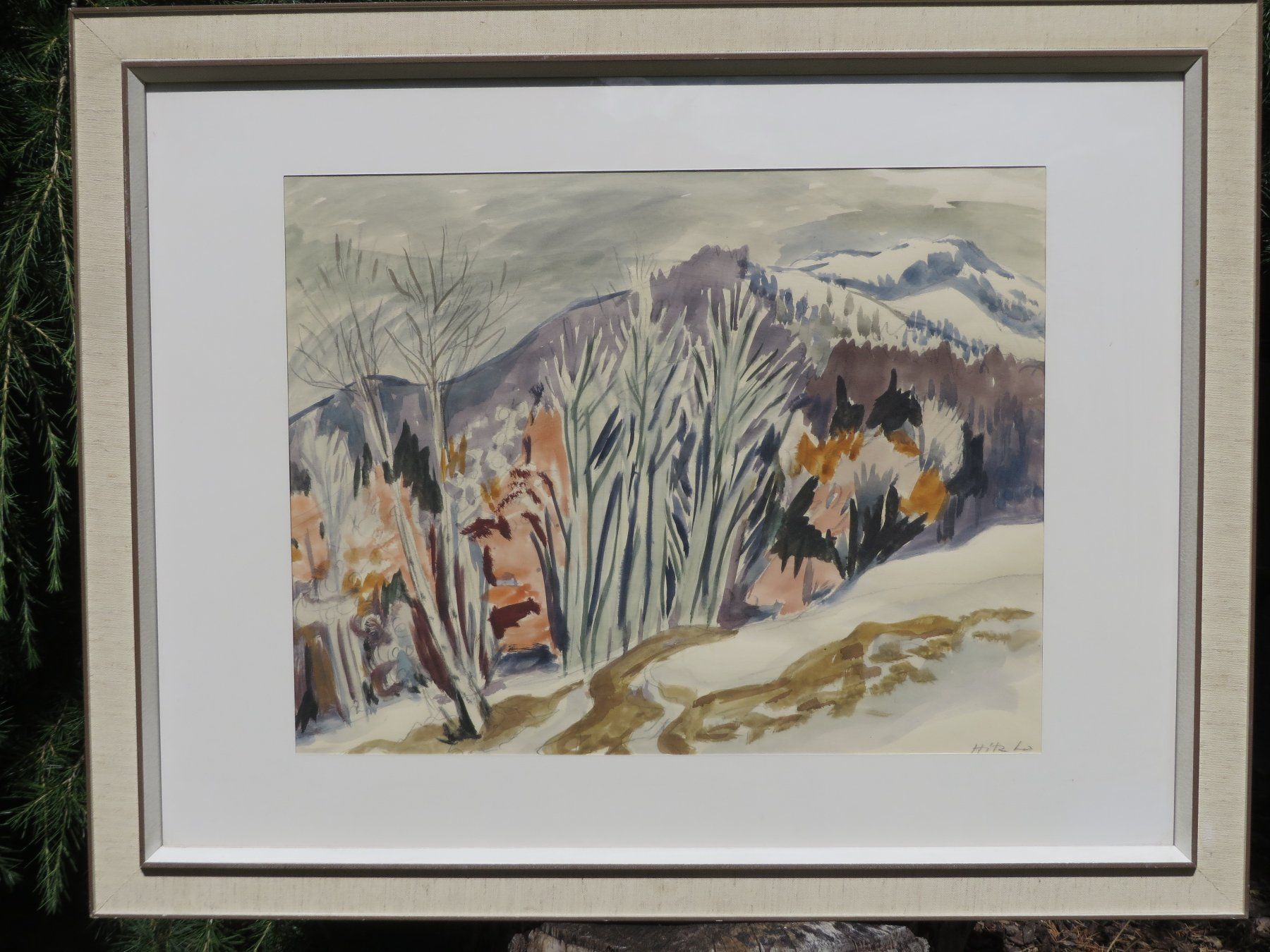 Dipinti: Leo Hitz 1918-2017   7 originale Aquarell gerahmt – Usato da Bad Ragaz venduto da FutureZ 5