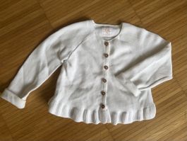 Strickjacke weiss, Gr 86