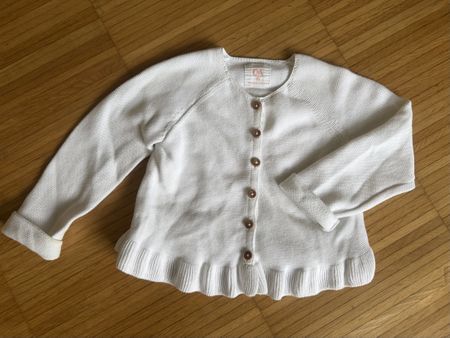 Strickjacke weiss, Gr 86