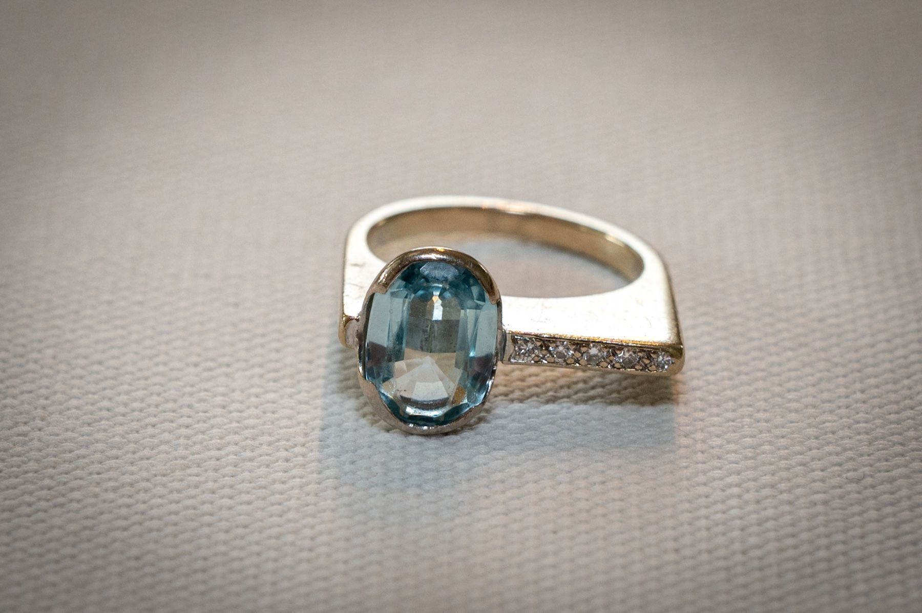 Anelli: Ring 750 Weissgold mit Brillanten – Usato da Baden venduto da JoramvK
